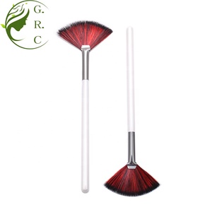 Di vendita superiore per la linea di produzione fan brush make up della pelle-friendly spazzola di capelli di Nylon grande cleaner Fan brusher usa e getta ventilatore <span class=keywords><strong>a</strong></span> <span class=keywords><strong>pennello</strong></span> - Product Image 6