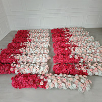 Handgefertigte Künstliche Seidenrosen Lange Blumenreihe für Hochzeiten, Hotel-Zeremonien, Dekoration, Fotografie-Hintergrund und Blumenläufer