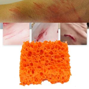 Màu Cam Stipple <span class=keywords><strong>Sponge</strong></span> Halloween Mặt Sơn Trang Điểm Xmas Vết Sẹo Máu Stubble Vết Thương Cosplay Art Shaping Hiệu Ứng Đặc Biệt - Product Image 5