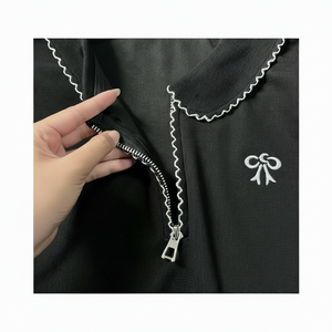 Camiseta Polo de marca de diseñador OEM personalizada para mujer, camisetas cómodas informales de manga corta de verano, ropa de moda de alta calidad - Product Image 1