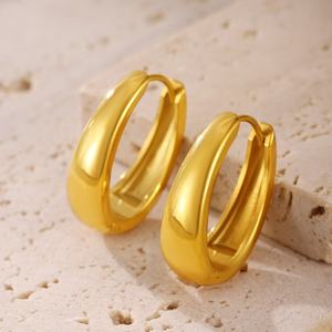 Pendientes de Joyería de Moda para Mujer, Chapados en Oro de 18K, de Acero Inoxidable, para Aniversario, Boda, Fiesta, Venta al por Mayor - Product Image 2