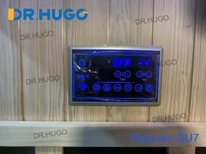 ห้องซาวน่าอินฟราเรดแบบเต็มสเปกตรัม DR.HUGO Rejuven SU7 Professional สำหรับ 2 คน สีแดง สำหรับใช้ในร่ม เหมาะสำหรับสปาและโรงแรม - Product Image 5