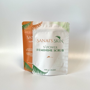 500pcs MOQ Matte Stand-Up Zip Lock <b>Plastic</b> <b>Bag</b> Zipper Logo Stand Pouch Baggies Food <b>Storage</b> Gravure Printing for 100 Microns - Product Image 2