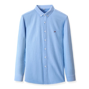 <span class=keywords><strong>Outlet</strong></span> 2025: Camicia Versatile da <span class=keywords><strong>Uomo</strong></span> in Cotone 100% Ricamato, Collo Quadrato, Manica Lunga, Stile Business Casual Primaverile - Product Image 5