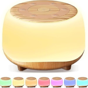 Baby Soothing <b>Light</b> <b>Sleep</b> Sound Machine With Colorful Night <b>Light</b> For Infant Calming And <b>Sleep</b> Aid Portable White Noise Speaker - Product Image 3