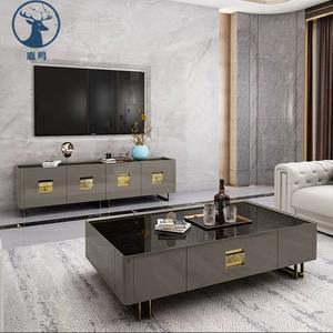 عرض ساخن: طقم طاولة قهوة وحامل تلفاز لغرفة المعيشة من المصنع مباشرة بالجملة - Product Image 4