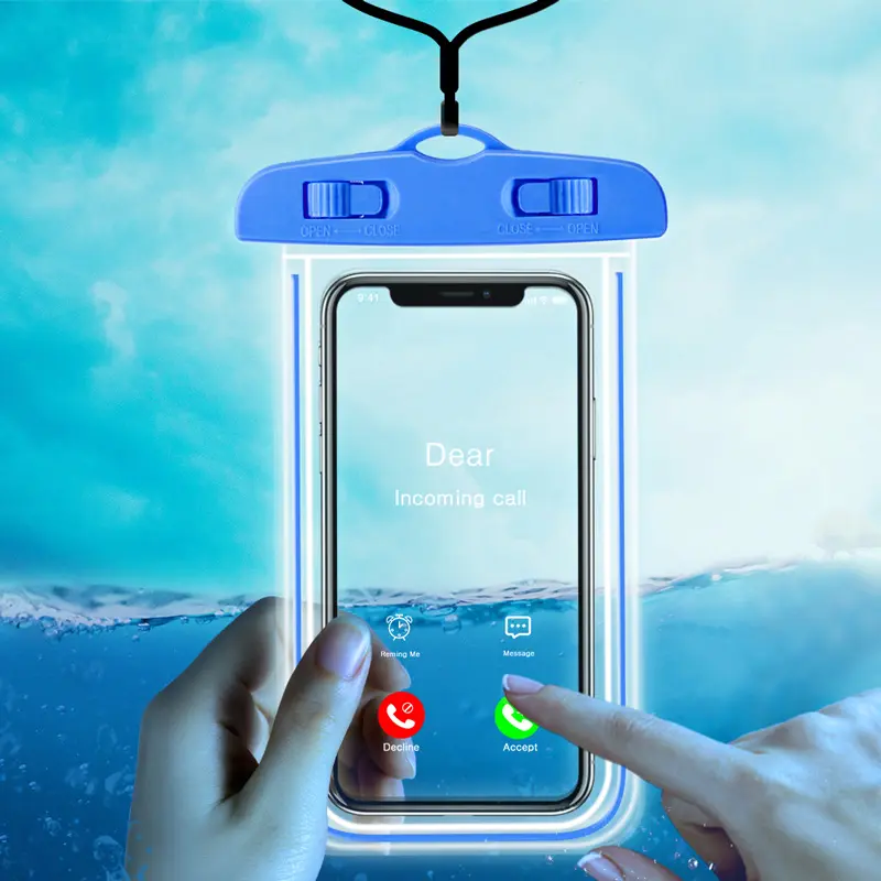 Phổ Waterproof Trường Hợp Điện Thoại Di Động Bìa Coque Nước Bằng Chứng Pouch Bag Cho iPhone 12 11 Pro Max 8 Cộng Với Cho Samsung Cho Xiaomi
