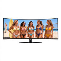 Nouvel écran d'ordinateur HDR IPS Black EINK de 49 pouces 165 Hz, temps de réponse de 0,03 ms, hauteur réglable, support rotatif, double port DP/