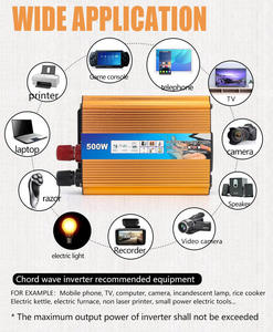 Inversor de Onda Sinusoidal Modificada de 500W/600W/1000W, DC12V a AC220V, Pequeño y Conveniente, para Sistemas de Conversión de Energía Doméstica - Product Image 5