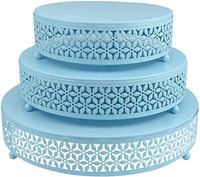 Bandeja de Postres Dorada Creativa de Estilo Europeo para Bodas, Plato de Pastel de Hierro de Varias Capas, Estante para Pastel, Plato para Frutas, Plato para Aperitivos