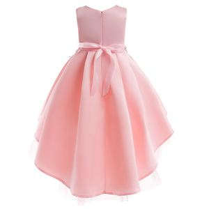 Vestido Formal sin Mangas con Adornos Florales para Niñas de 7 Años, Ropa de Fiesta de Alta Calidad para Niñas - Product Image 2