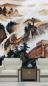 جدارية فسيفساء مخصصة مصنوعة يدويًا لرسم المناظر الطبيعية - Product Image 2