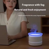 Nueva máquina de aromaterapia escritorio degradado colorido luz nocturna USB fuente de niebla humidificación de aceite esencial para ayudar a dormir