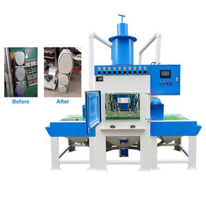 자동 샌드블라스팅 시스템 컨베이어 벨트 타입 샌드 블라스팅 기계 다양한 작업 부품용 - Product Image 1