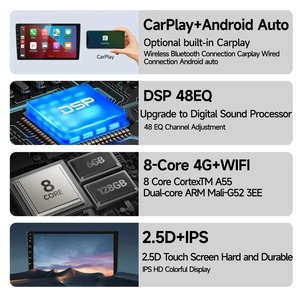 Đài phát thanh xe cho Toyota Corolla axio 2 Fielder 3 E160 2012-2021 đa phương tiện Video Player BT Carplay Navigation GPS Android Stereo - Product Image 3