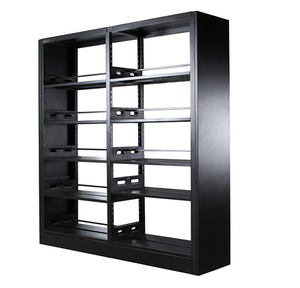 Metal <b>Book</b> Rack University Bookshelves Modern Iron <b>School</b> Library Furniture for Home Office Commercial With Back Freestanding - Product Image 5