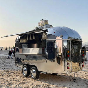 Remolque <span class=keywords><strong>de</strong></span> <span class=keywords><strong>Comida</strong></span> Personalizable <span class=keywords><strong>de</strong></span> Acero Inoxidable para Café Especial y Donuts Artesanales, Remolque <span class=keywords><strong>de</strong></span> <span class=keywords><strong>Comida</strong></span> Remolcable para Donuts Glaseados en Frío - Product Image 4