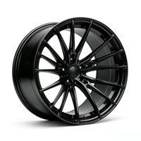 Jantes forgées noires satinées de 18, 19 et 20 pouces pour Dodge Challenger LC LD Hellcat Mustang S550 S650 5x115 5x114.3, jantes concaves