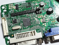 Carte contrôleur LCD RT2281.E5 LVDS FHD prise en charge 1920*1200, prise en charge VGA + DVI + Audio (en option) Signal d'entrée de puissance Carte de lecteur LCD