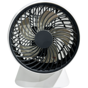 Ventilatore da tavolo ricaricabile USB tipo-C controllo meccanico circolazione dell'aria per camera da letto dormitorio materiale plastico esterno - Product Image 1