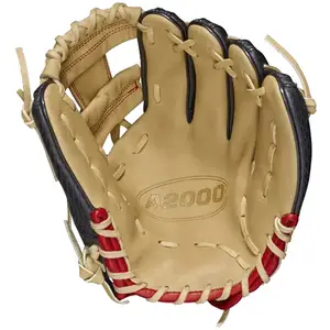 A2000 Guantes de béisbol Guante de béisbol de cuero profesional Fabricante de China Mano derecha Lanzar Infield 11,5 pulgadas