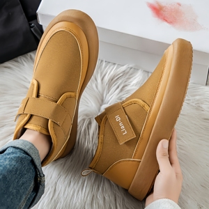 Bottes de marche pour hommes, style coréen, style britannique, décontractées, à bout rond - Product Image 3