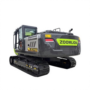 Excavatrice sur chenilles Zoomlion ZE215G d'occasion, moteur Cummins, pompe hydraulique Kawasaki, cylindre, poids opérationnel de 22 tonnes - Product Image 1