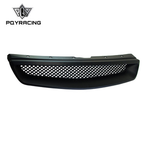 กระจังหน้า Poyracing พลาสติก ABS สีดำ สำหรับ Honda Civic 99-00 รุ่นกันชนแบบตาข่าย - Product Image 1