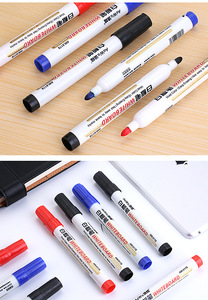 Marcadores de Pizarra Blanca de Borrado en Seco, Estilo Bolígrafo, 3 Colores, Marcador de Pizarra Blanca Económico para la Escuela - Product Image 5
