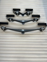 Gym Strength Training Lat Pull Down Bar Nouvelle version Aluminium Wide Mag Hand Grips Dernier câble rotatif à 360 degrés Ensemble de 3 pièces