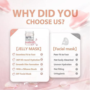 Profession elle 30 Geschmacks richtungen 650g Bio-Gelee pulver JELLY <span class=keywords><strong>MASK</strong></span> Rose 24K <span class=keywords><strong>GOLD</strong></span> Arbutin VC Gelee maske Puder Peel Off Gesichts maske Spa - Product Image 3