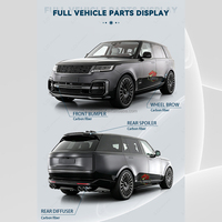 Kit carrosserie avant et arrière style BBS pour Land Rover Range Rover Vogue 2023+ - Lame avant, diffuseur arrière, jupes latérales - Vente directe usine en gros