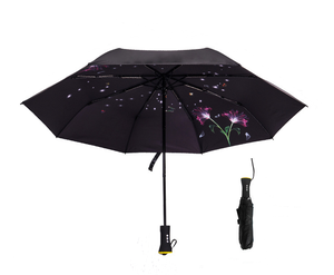 Parapluie pliant automatique multifonctionnel coupe-vent avec panneau solaire, batterie, musique et chargeur USB intégré - Product Image 3