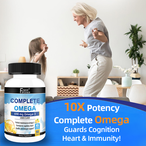 Huile de poisson oméga <span class=keywords><strong>3</strong></span> 690 mg, extrait d'huile de poisson, soutien immunitaire, santé du cerveau et du cœur, santé, huile de poisson oméga <span class=keywords><strong>3</strong></span> non OGM, gélules molles, <span class=keywords><strong>90</strong></span> gélules molles - Product Image 2