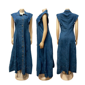 Vestidos Maxi Largos Holgados Personalizados para <span class=keywords><strong>Mujer</strong></span>, Ropa de Verano, Vestidos Casuales Sexys de Color Sólido, Vestidos Elegantes para <span class=keywords><strong>Mujer</strong></span> - Product Image 6