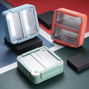 Yalıtım çantası ile MAIMAI gıda sınıfı paslanmaz çelik öğle yemeği kutusu yetişkin öğrenci Bento yemek kabı - Product Image 2