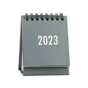 2023 Nieuwe Ontwerp Mini Bureau Kalender Dubbele Spoel Papier Tafelkalender Voor Planner