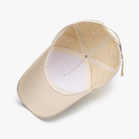 Gorra de béisbol para hombre, venta al por mayor, gorras de béisbol de 5 paneles de moda, logotipo de Color sólido, gorra de béisbol en blanco personalizada