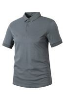 Chemise tactique en coton pour hommes Chemise à manches courtes pour hommes pour uniforme de sport Randonnée Escalade Chasse Polo décontracté en plein air