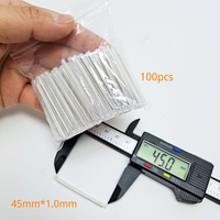 1000 unidades/lote de protectores termocontraíbles para empalmes de fibra óptica Epissure de 45 mm, tubos protectores de cable de fibra óptica