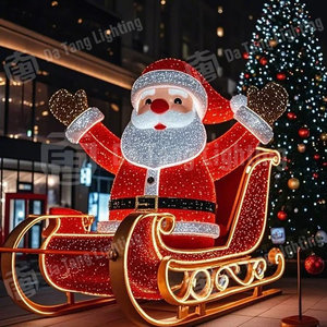 ผู้ผลิตไฟประดับรูปซานตาคลอสแบบ LED จากจีน รับผลิตตามสั่งสำหรับตกแต่งคริสต์มาสกลางแจ้ง  ผู้จัดจำหน่าย OEM ODM - Product Image 4