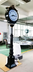 <span class=keywords><strong>Orologio</strong></span> stradale moderno su misura con sincronizzazione automatica dell'ora satellitare grande Display illuminazione notturna con telaio in acciaio inossidabile - Product Image 3