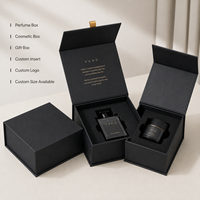 Boîte cadeau magnétique personnalisée, boîte d'emballage rigide de style livre, boîte d'emballage de luxe pour parfums et cosmétiques, fabricant OEM