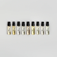 Ensemble de flacons de parfum à étiquette privée 2 ml 3 ml 5 ml Flacon en verre avec emballage personnalisé en boîte en papier