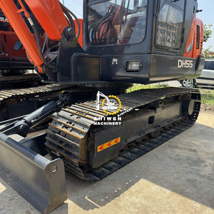 Miniexcavadora Usada Doosan DH55 de 5.5 Toneladas, Bomba de Caja de Cambios y Rodamientos Originales de 40.5KW - Excavadoras Usadas Coreanas DH55 DH60 DH75 en Venta - Product Image 3