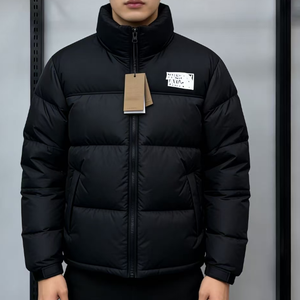 Veste d'hiver rembourrée brillante pour homme, coupe courte, zippée, de haute qualité, style OEM, pour l'extérieur, pour <span class=keywords><strong>North</strong></span> City - Product Image 6