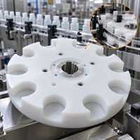 Roue étoilée en POM usinée CNC sur mesure pour machines de cartonnage haute vitesse