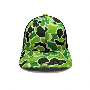 Cómoda Gorra Trucker de Camuflaje con Logotipo Ajustable, 6 Paneles y Malla Trasera para Ropa de Exterior, Pesca, Adultos, Hecha en Vietnam - Product Image 1