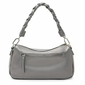 Women's Bags 2024 New Fashion Niche Retro Texture Soft Cotton Chain Handbag Single Shoulder Crossbody Boston Package