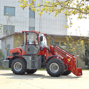 Maquinaria agrícola TL2500 boom telescópico cargadora de ruedas para la granja vaca - Product Image 5